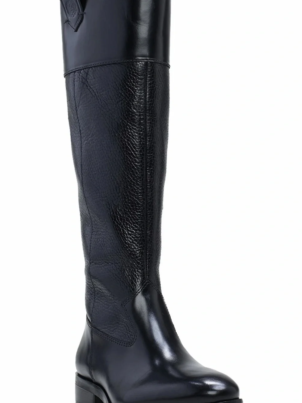 Vince Camuto Selpisa 2 Women’s 5M Black Leather Wide Calf Knee High Boots NEW
